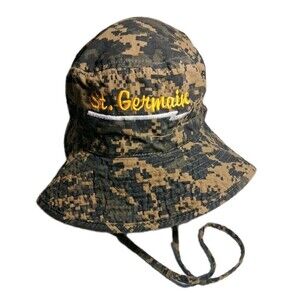 St. Germain By Jhats Bucket‎ Hat Digital Camo Cap Fishing Boonie Size 58 CM